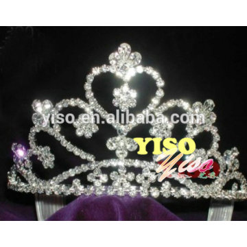 fashion elegant flower hearts wedding happy new year tiara